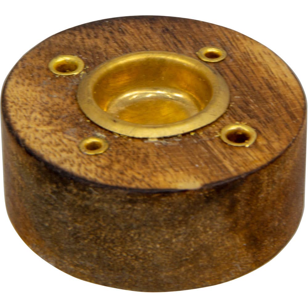 Kheops International - Wholesale Incense Holder - Wood Cone and Incense Holder (Pack of 10)0