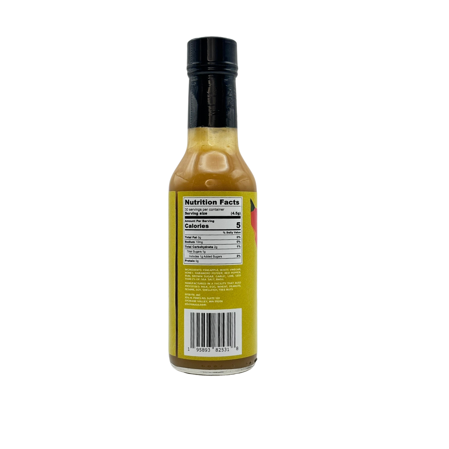 Elixir Sauce Co - Wholesale Hot Sauce - Elixir Sauce Co Rum Honey Habanero Hot Sauce2