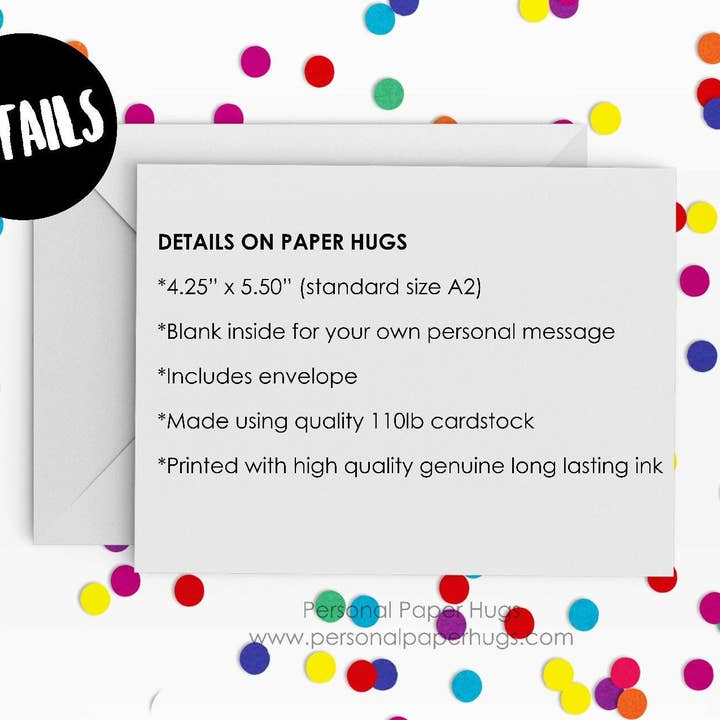 Personal Paper Hugs - Vendita all'ingrosso Biglietto di auguri per la nascita - Biglietto per baby shower, biglietto per neonato, biglietto per baby shower, divertente biglietto per baby shower, divertente biglietto per bambini, biglietto di auguri per la gravidanza3