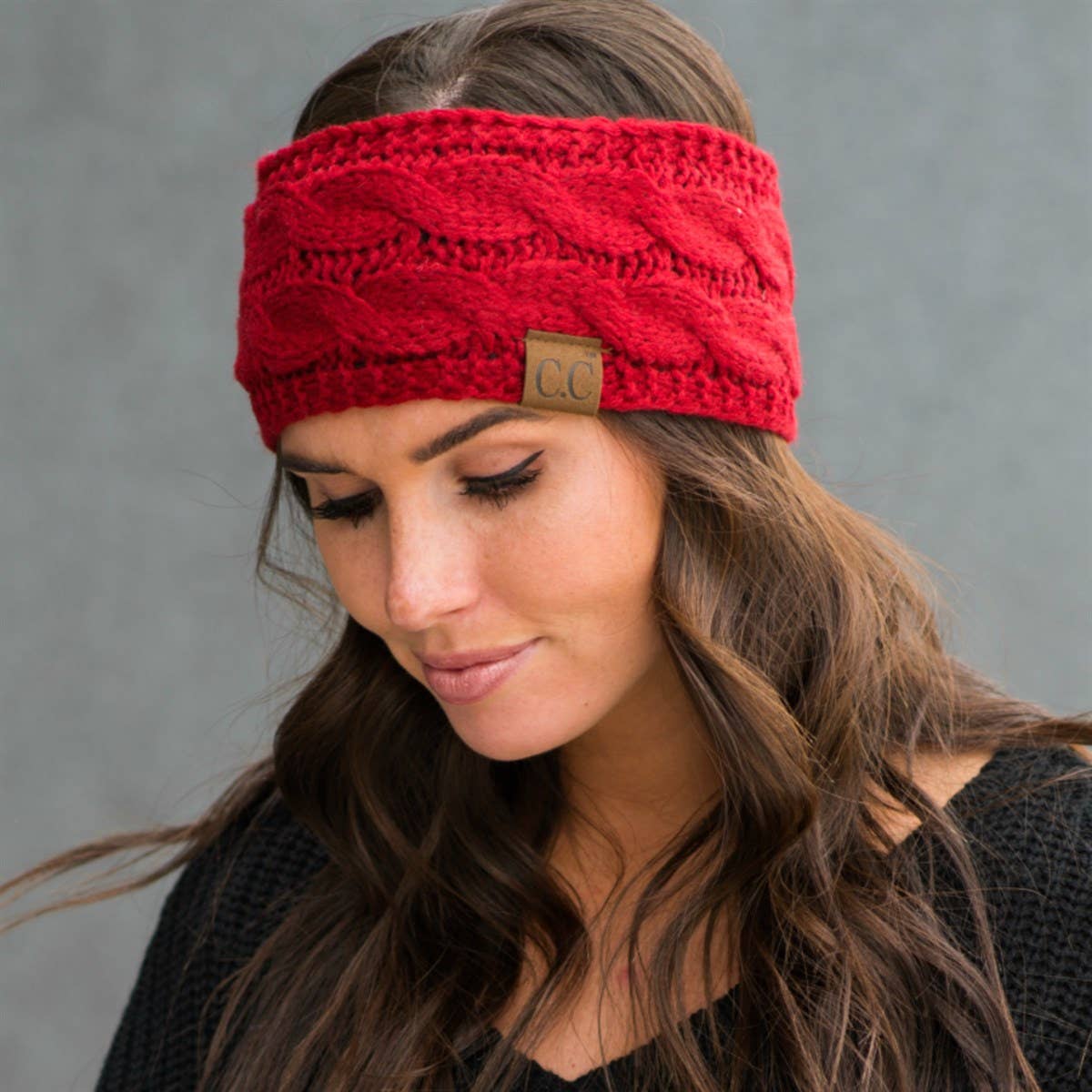 Truly Contagious - Wholesale Fashion Headband - Women's - CC Cable Knit Lined Headwrap ( HW-20 )41