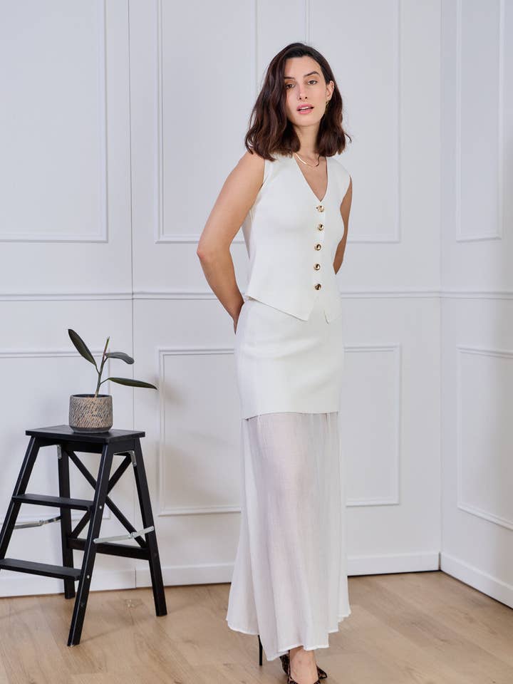 LULUMARY - Wholesale Skirt - Women's - Elegant skirt SK8642