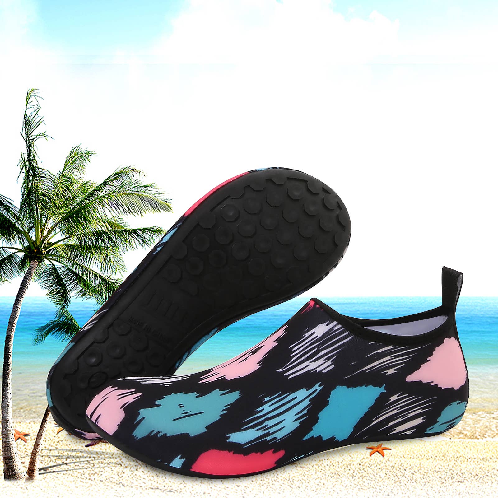 Shop Lev - Wholesale Water Shoes - Women's - Unisex Anti-Slip Socks Quick Dry Beach Water Shoes [Pck] -358