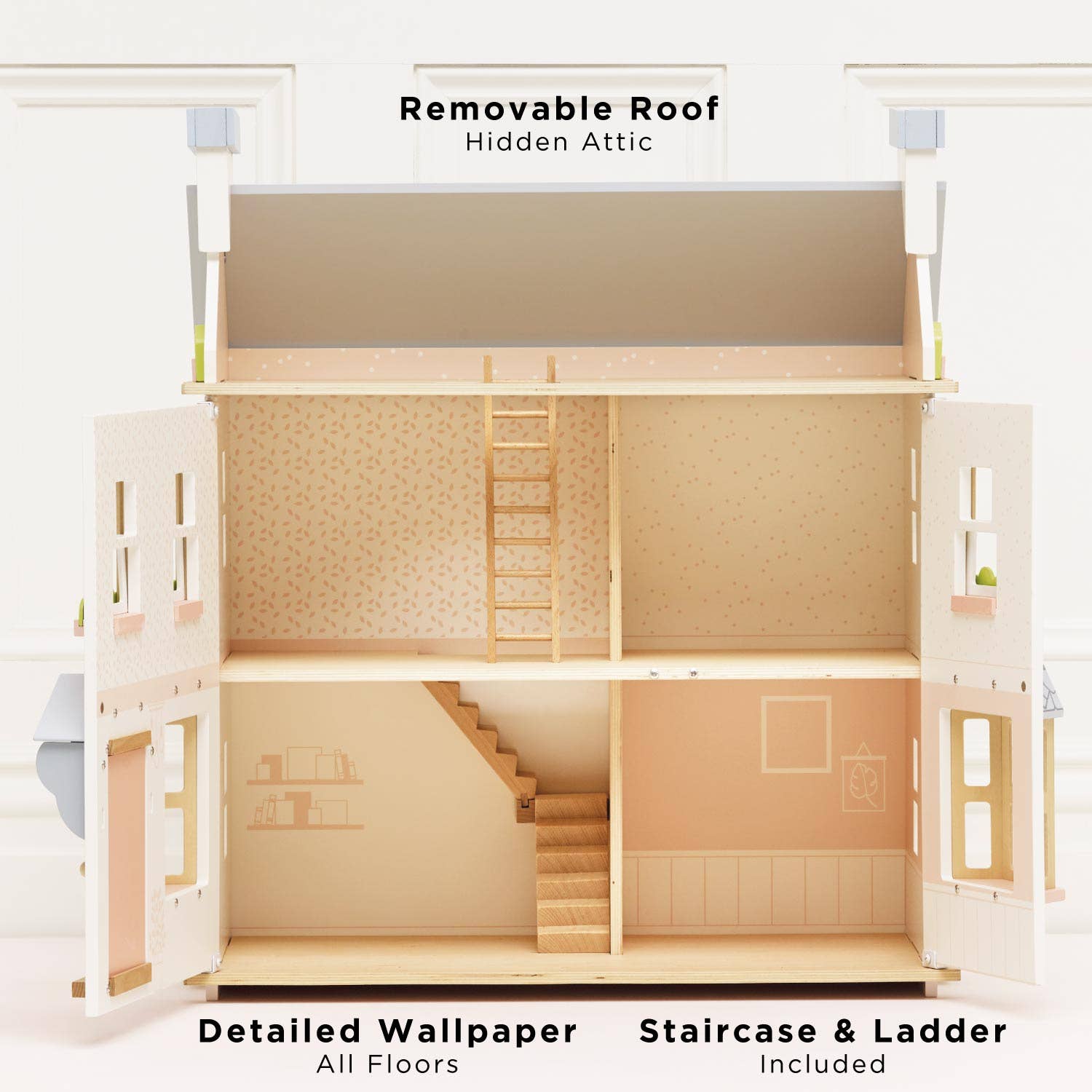 Le Toy Van, Inc. - Wholesale Doll - Kids - Mayberry Manor Wooden Dolls House2