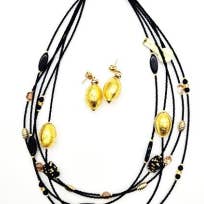 Alice Sturzinger LLC - Wholesale Beaded/Pearl Necklace - Alison Murano Glass Layered Necklace - Multiple Color Opt.12