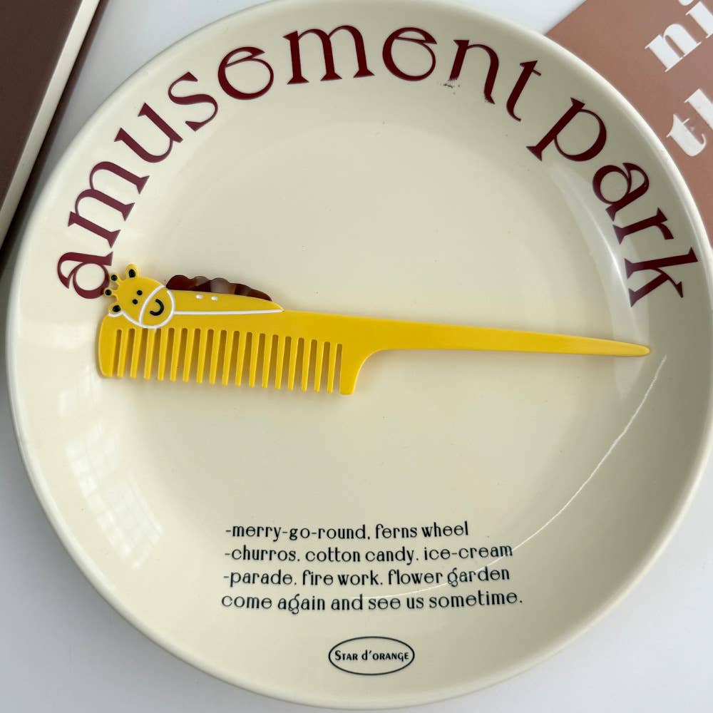 SoapElenGlen – Großhandel Haarbürste/Kamm – Verspielte Tier-Acetat-Kämme, tragbare Gemüse-Haarwerkzeuge20