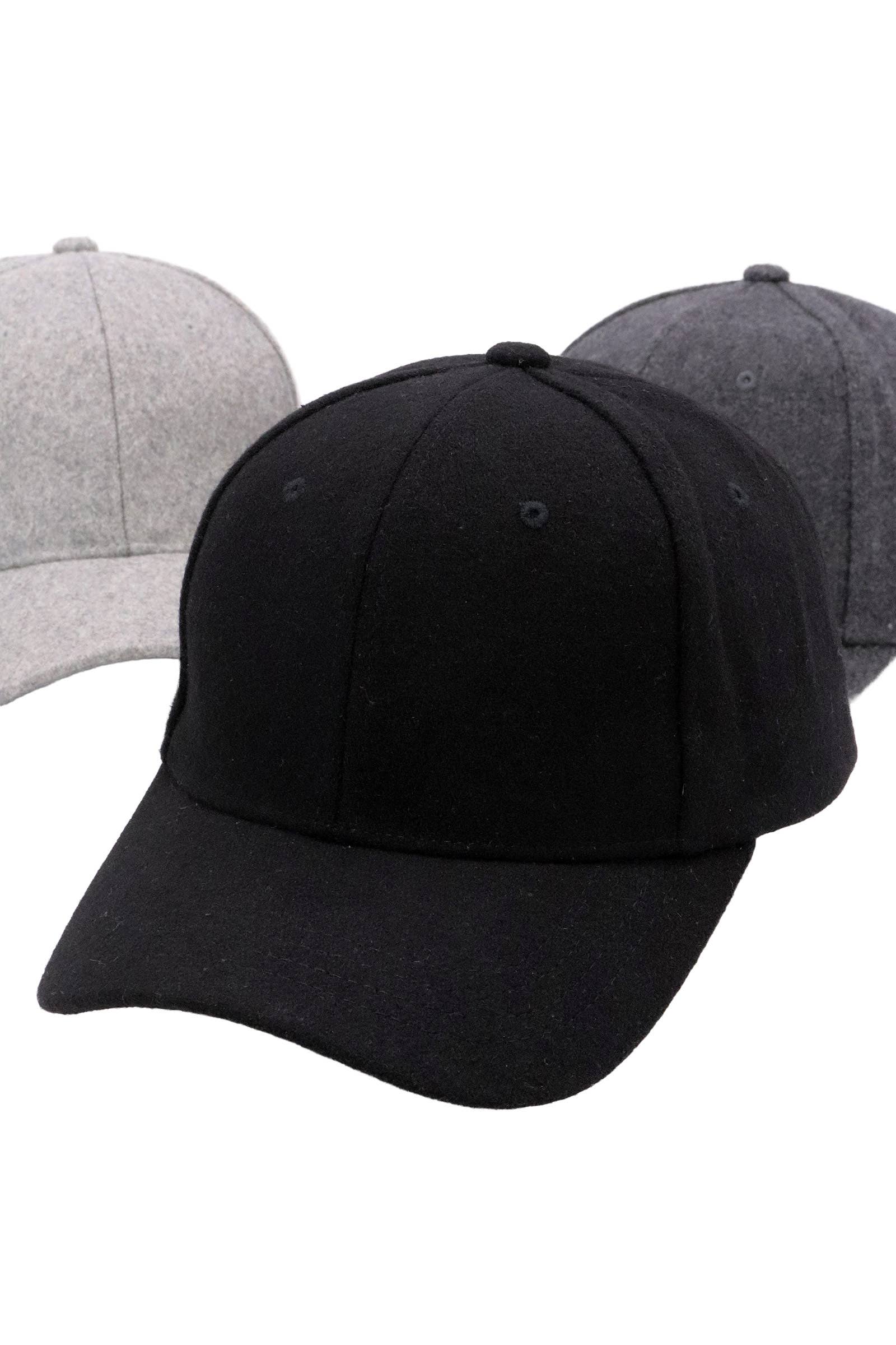 Cap Zone - Vente Casquette de baseball – unisexe - Casquette de baseball en laine véritable avec boucle à l'arrière8
