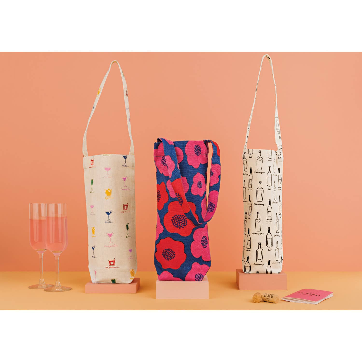 Danica Jubilee - Wholesale Wine Tote - Happy Hour Cocktails Wine Bag1