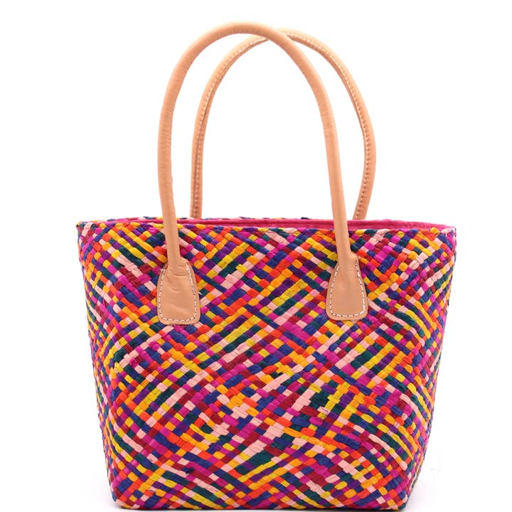 Shebobo – wholesale Beach bag – Pianina Small Straw Basket Bag