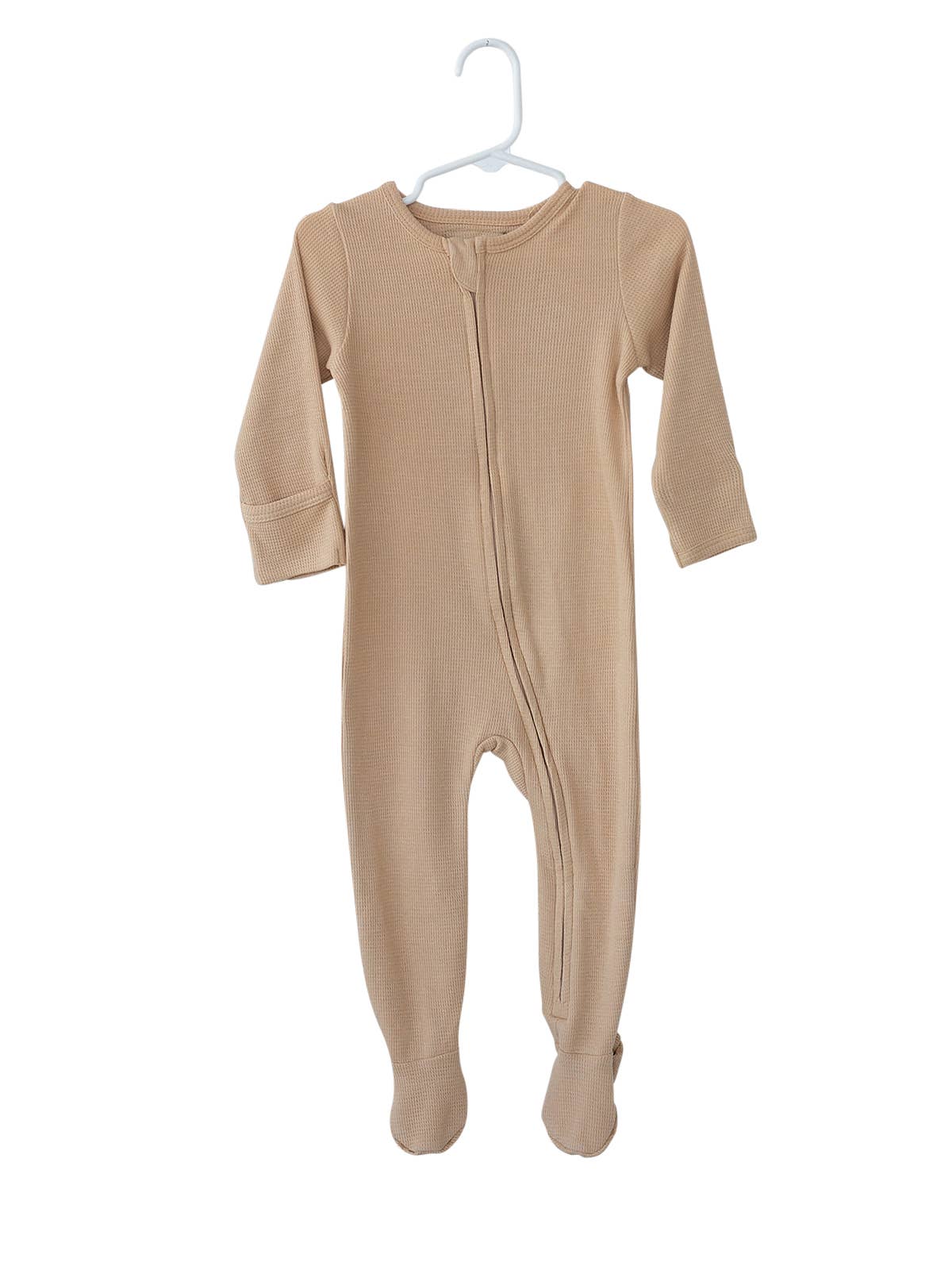 Modern Burlap - Wholesale Jumpsuit - Baby - Organic Thermal Zip Footie | Solids & Prints7