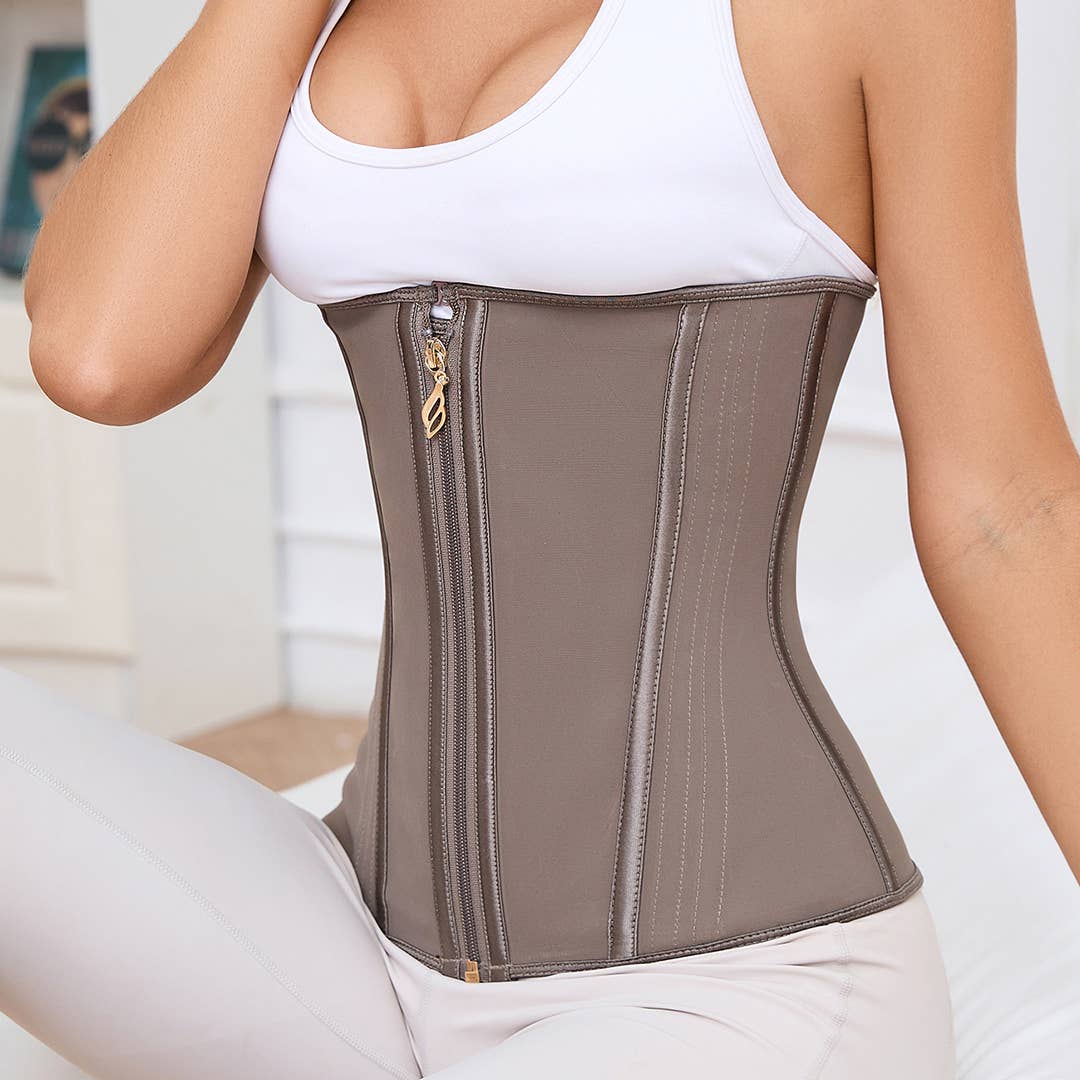 Curvy Fix - Vendita all'ingrosso Intimo modellante - Donna - Corsetto modellante in lattice a doppio strato3