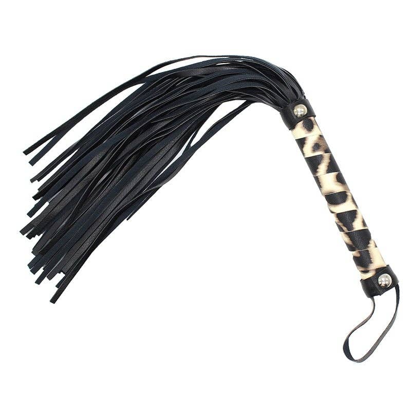 VIGOR - Vendita all'ingrosso Sex toy - Sculacciata Bondage Whip Cheetah & Zebra Pattern6