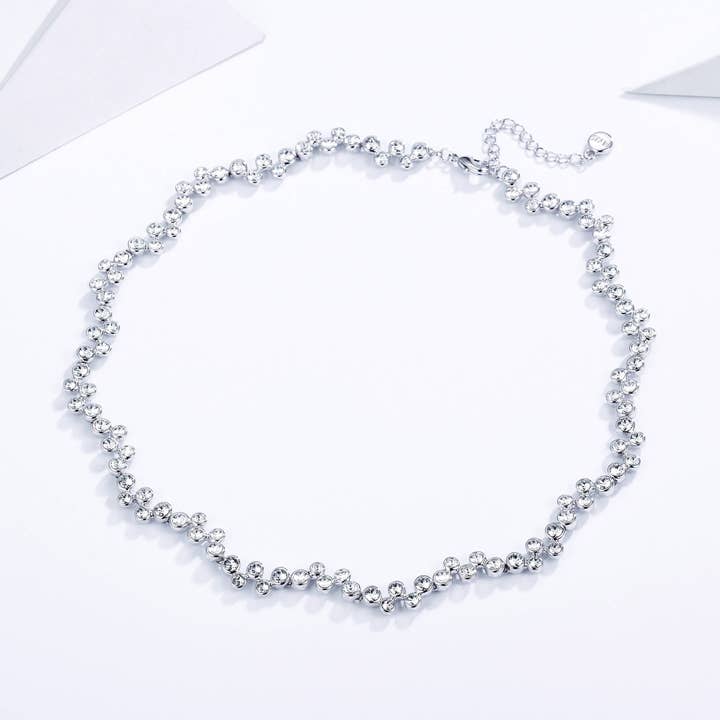 My Jewellery Story - Wholesale Link & Chain Necklace - Fidelity Necklace with Rhodium Plated Bridal