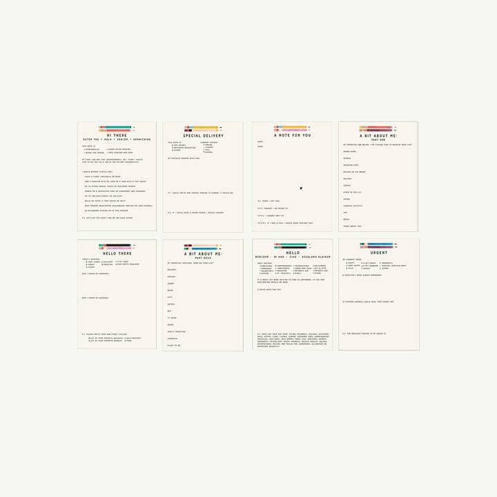 Mr. Boddington's Studio - Wholesale Stationery/Notecard Set - NEWLY IMAGINED Grandparent Pen Pal Kit3