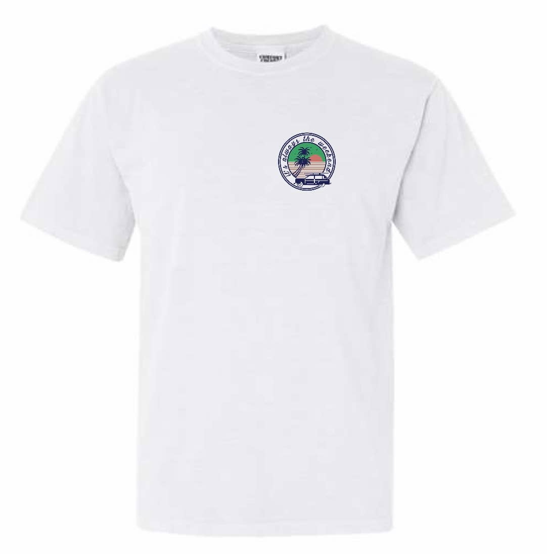it’s always the weekend® - Wholesale Screen Printed T-Shirt - Unisex - Wagoneer Graphic Tee Vintage Weekend Lifestyle Shirt1