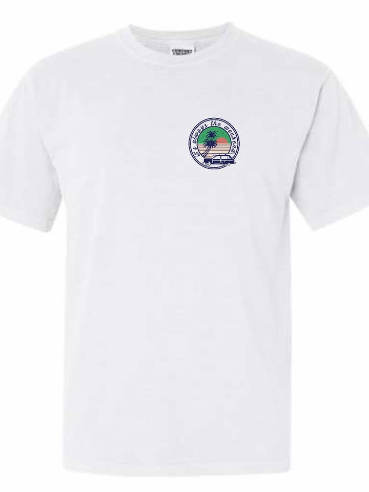 it’s always the weekend® - Wholesale Screen Printed T-Shirt - Unisex - Wagoneer Graphic Tee Vintage Weekend Lifestyle Shirt1