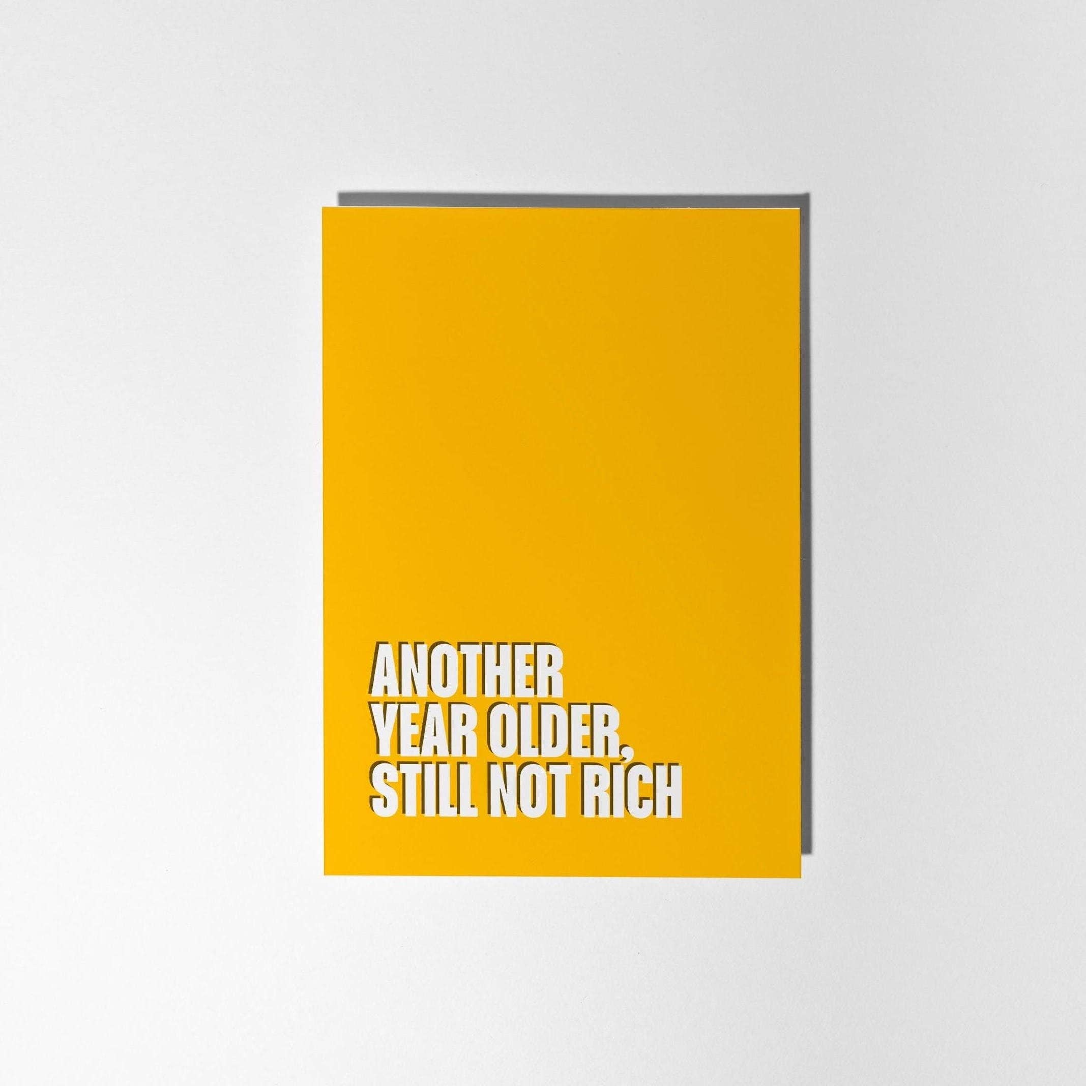 PulpKo – Großhandel Geburtstagskarten – Noch ein Jahr, immer noch nicht reich0