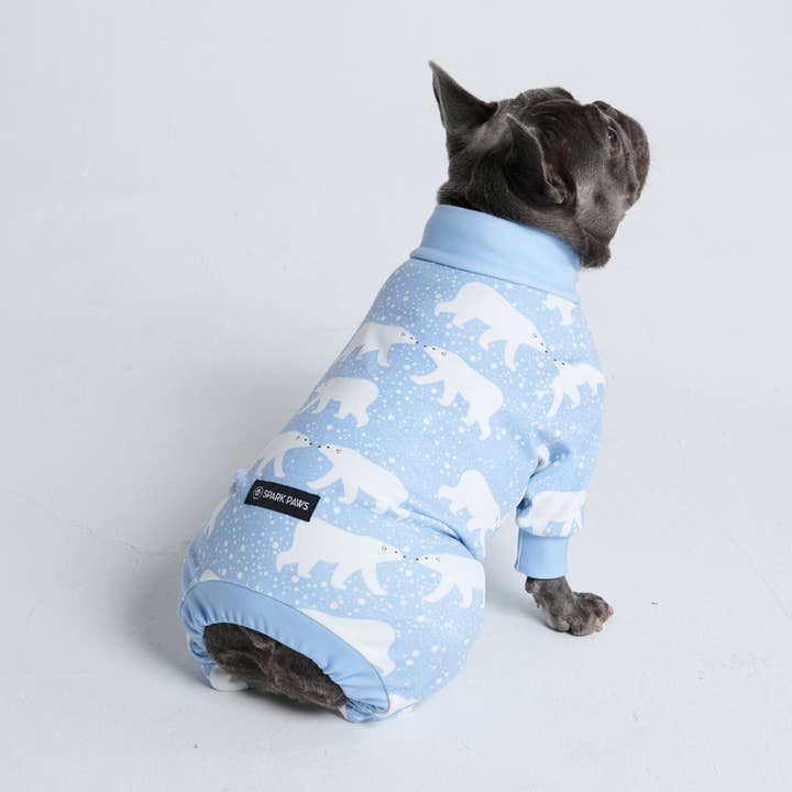Spark Paws - Wholesale Pet pyjamas – Dog - Dog Pajama - Snowy Polar Bear1