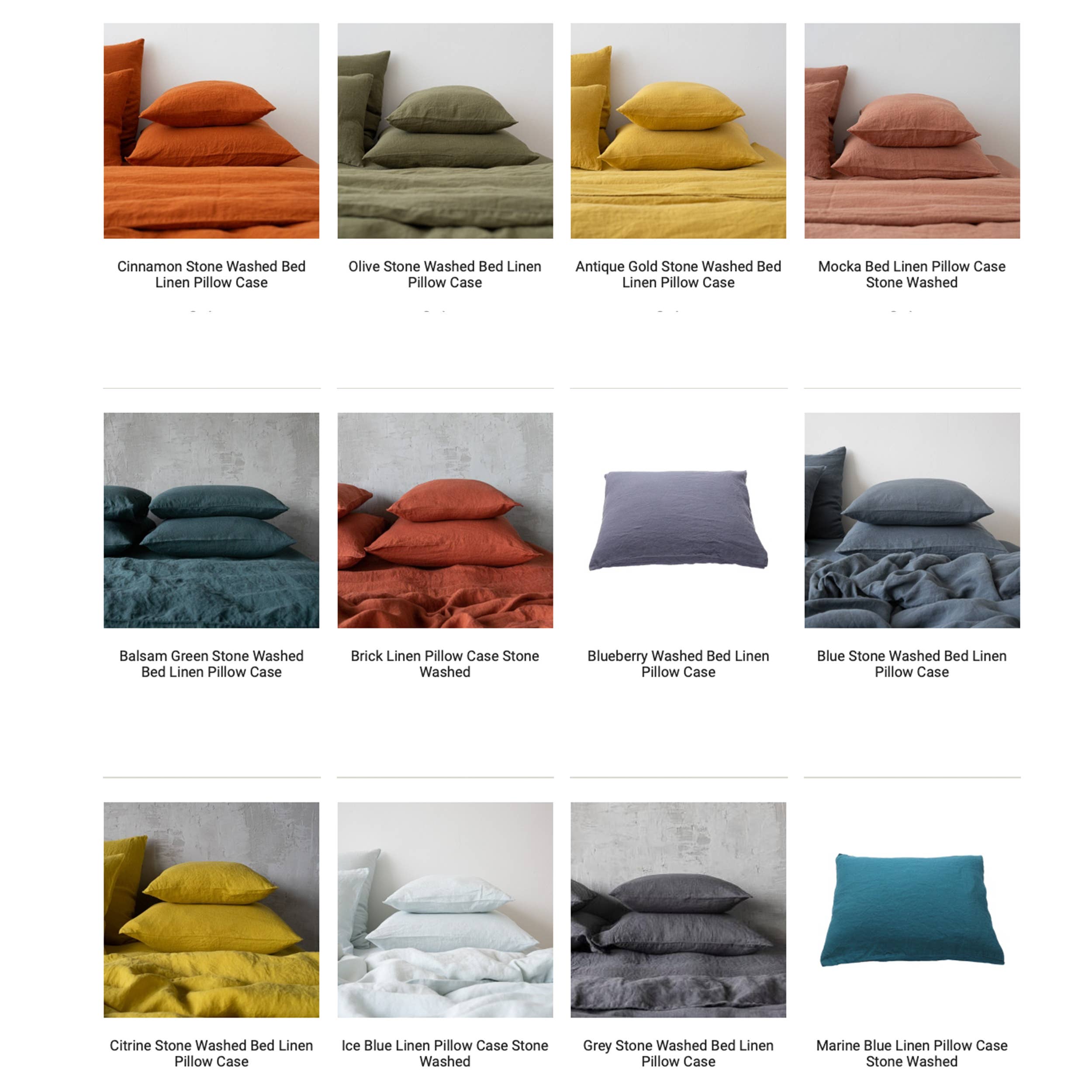 LinenMe - Vente Taies/housses d'oreiller - Taie d’oreiller en lin lavé pierre blanc cassé, lin européen7