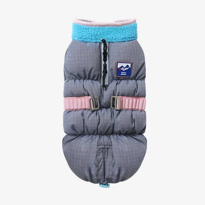 Ice Field Color Block Padding for wholesale by Puppy Gallery