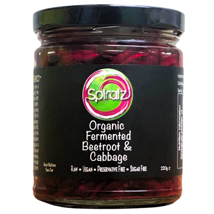 Spiralz Fermented Foods - Wholesale Pickled vegetables - 220G TASTER JAR'S8