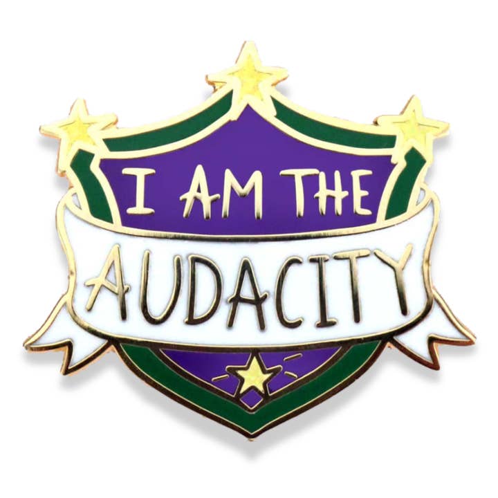 Jubly-Umph - Wholesale Lapel pin/button - I Am The Audacity Lapel Pin1