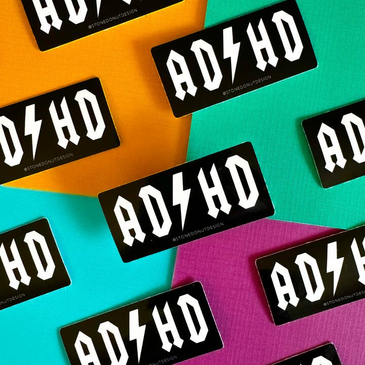 Stone Donut Design, LLC - Wholesale Sticker - ADHD Vinyl Sticker12