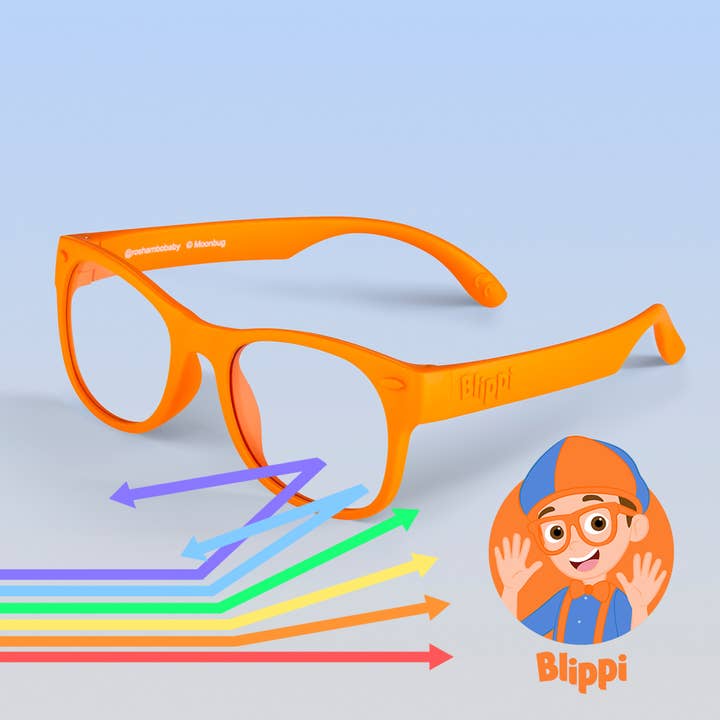 Roshambo Eyewear - Wholesale Sunglasses - Kids - Blippi Blue Light Glasses