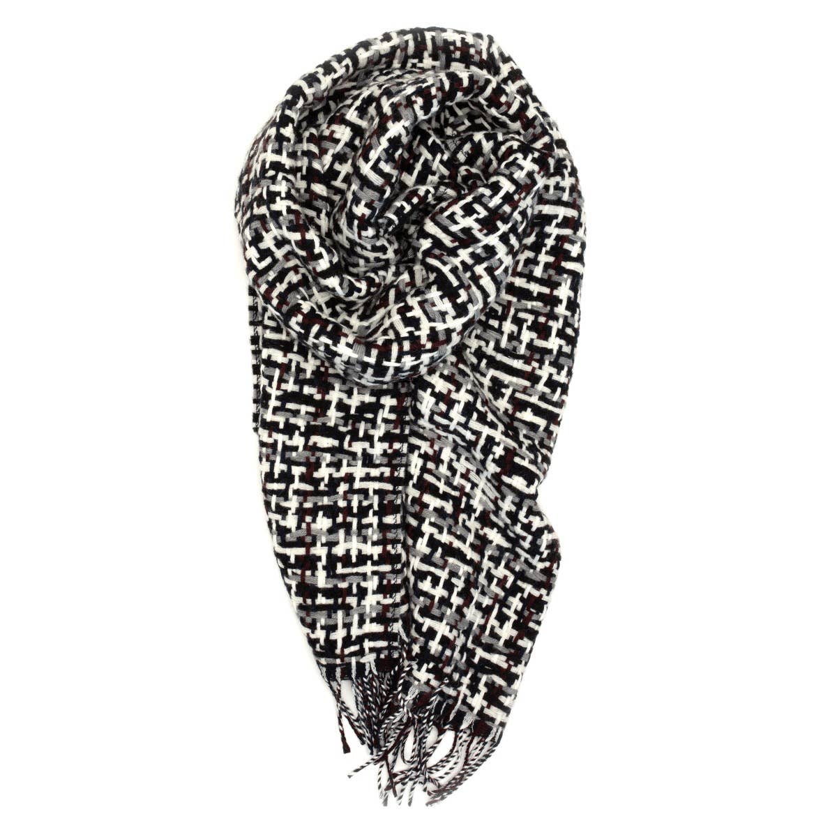 fig & bella - Vendita all'ingrosso Sciarpa - Unisex - Maxi sciarpe in tweed2