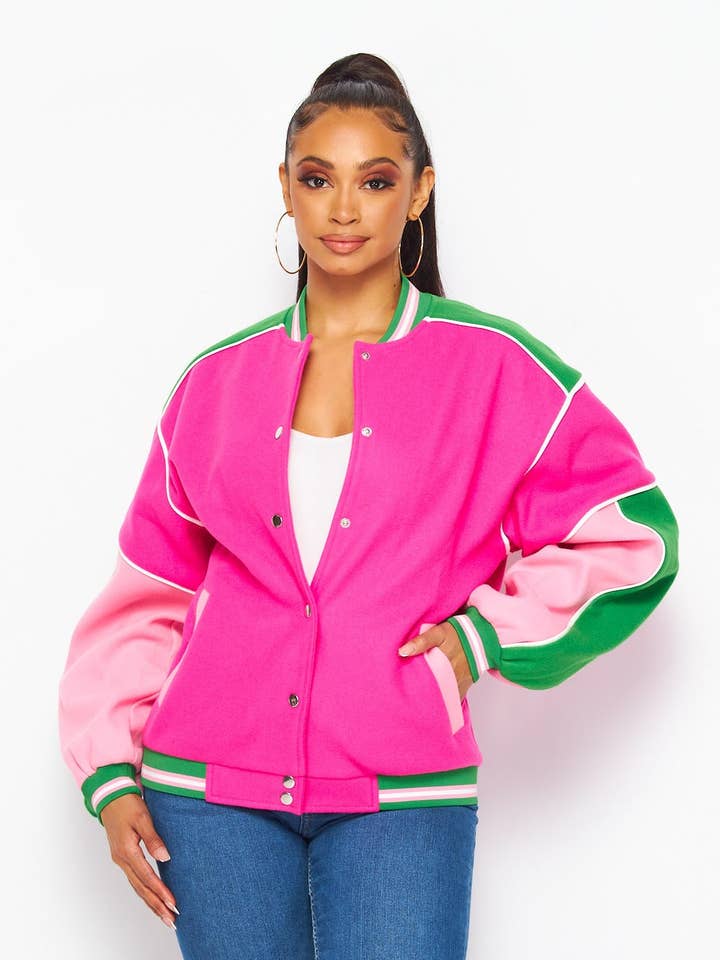 Varsity Jacket W Buttons N Side Pockets and other Purchase Wholesale varsity jacket. Free Returns & Net 60 Terms on Faire trending on Faire.