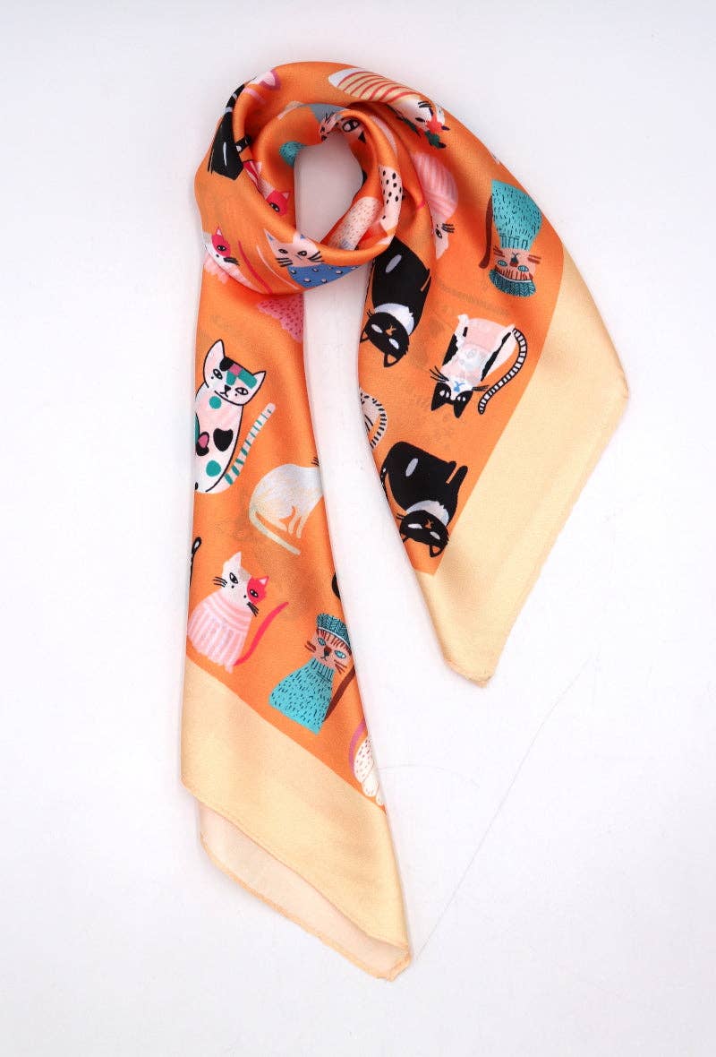 LIL' MOON - Wholesale Scarf - Women's - Square #SQ2300212