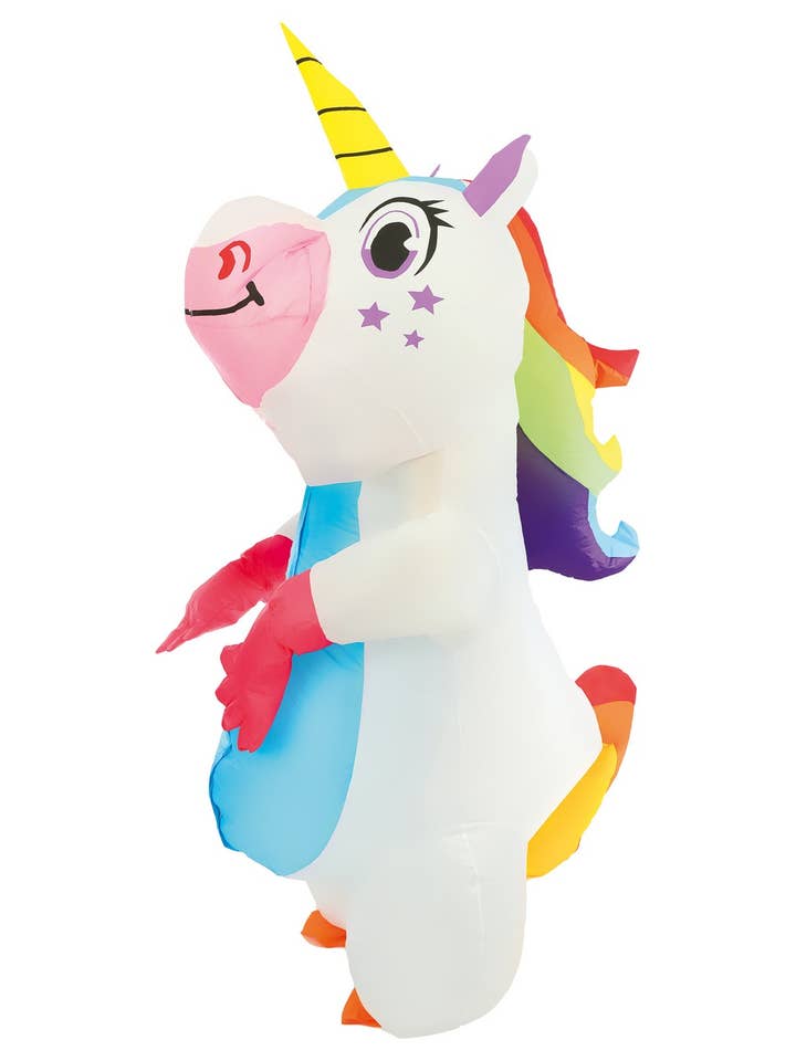 Costume Gonfiabile Unicorno - Adulto - Taglia Unica per la vendita all'ingrosso da parte di P'tit Clown
