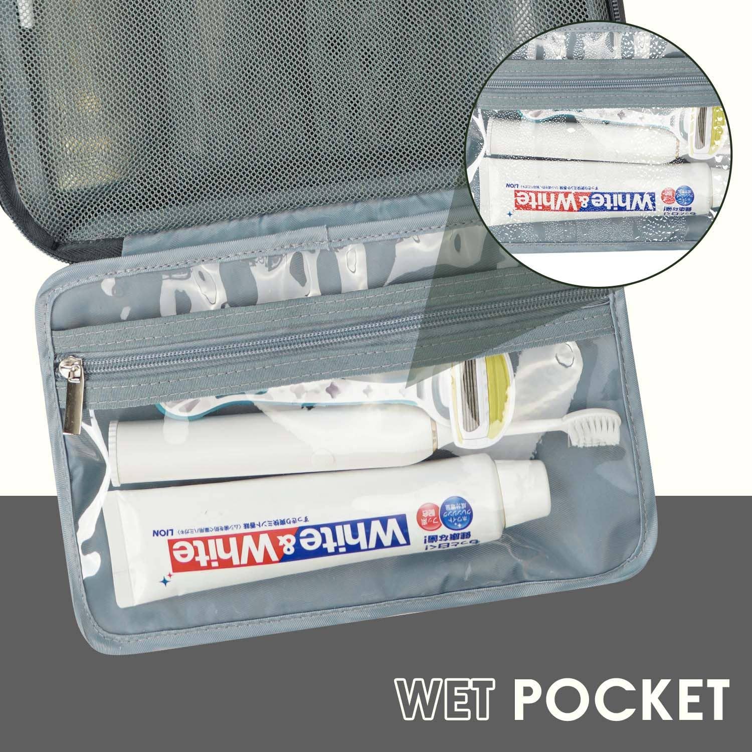 wandf – Großhandel Kosmetiktasche – Unisex – Kosmetiktasche Dopp Kit Rasierbeutel mit 4 Fächern, Unisex25
