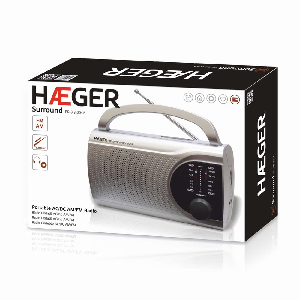Haeger - Wholesale Small/Handheld Appliance - Portable Radio HAEGER SURROUND - AM/FM2