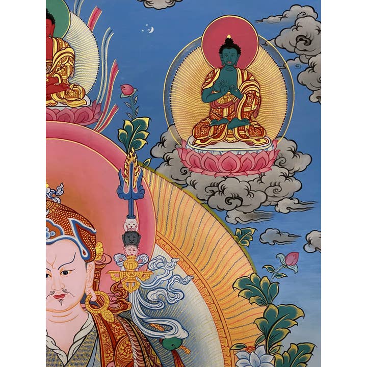 Art Of Tibet - Wholesale Painting/Drawing - Guru Rinpoche Padmasambhava Large Thangka5
