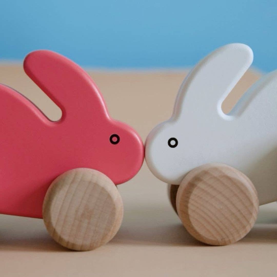 BAJO WOODEN TOYS - Wholesale Wood Toy - Kids - Wooden Small Rabbit (Jumping)5