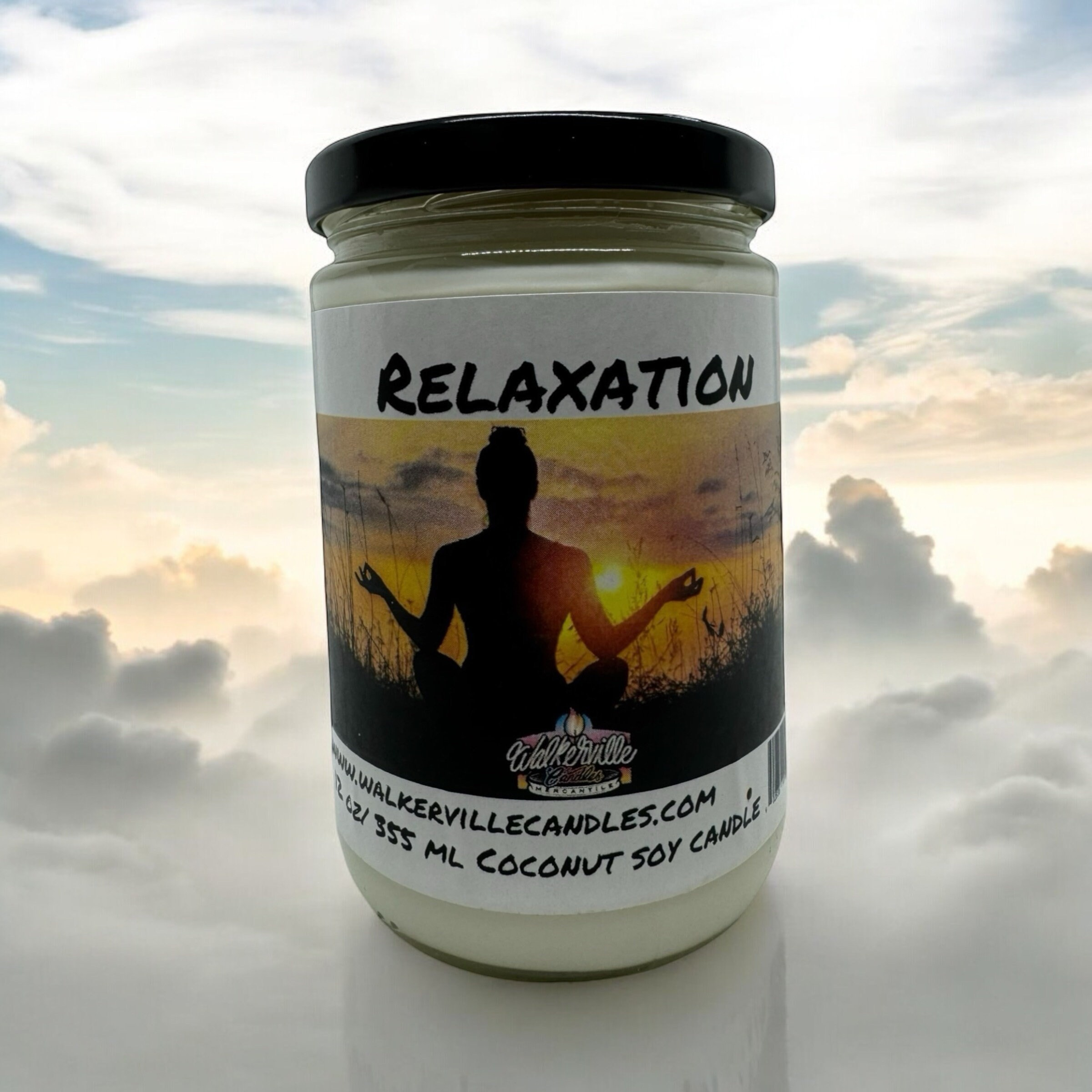 Walkerville Candles - Wholesale Jar/Filled Candle - Relaxation Eco-friendly 12 oz Coconut Soy Candle3