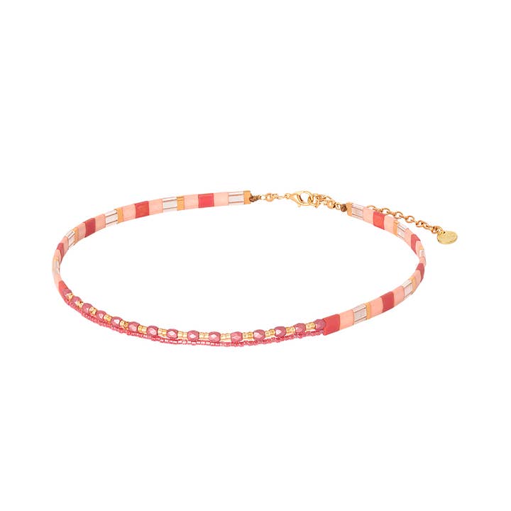 Beat Pink Choker for wholesale by Mishky