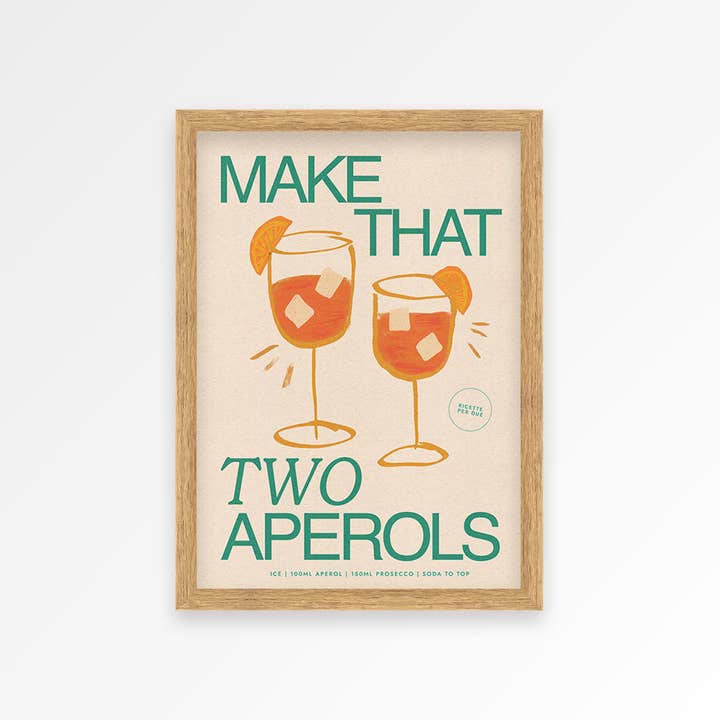 Proper Good - Vente Affiche d'art - Impression Aperol12