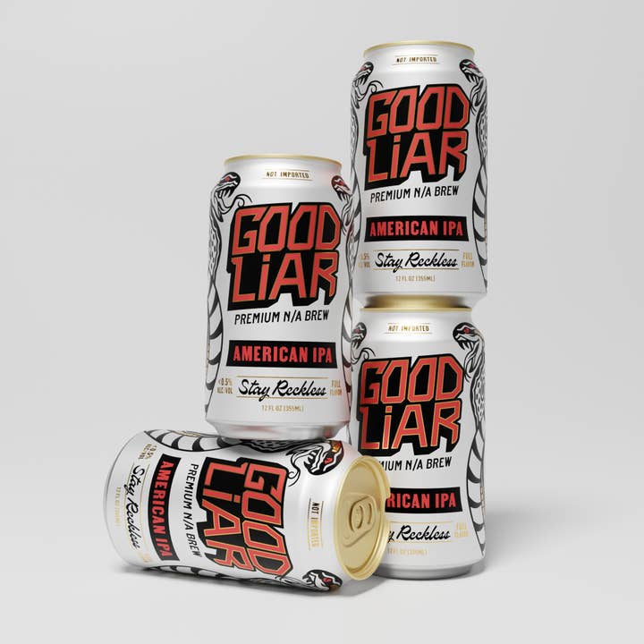 Good Liar - Wholesale Non-Alcoholic Beer - Good Liar - American IPA: (Non-Alcoholic) 3