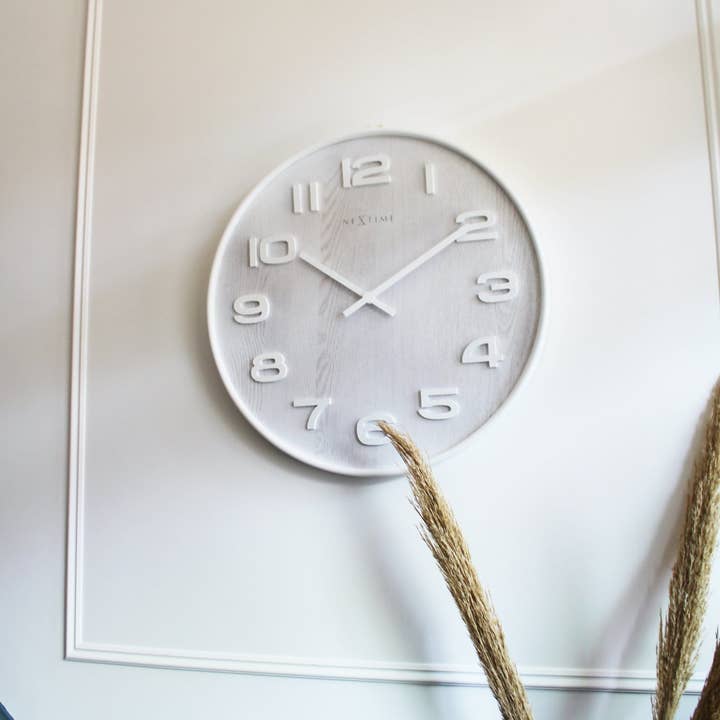 NeXtime - Wholesale Wall Clock - Wall clock - 35 cm - Wood - 'Wood Wood Medium'9
