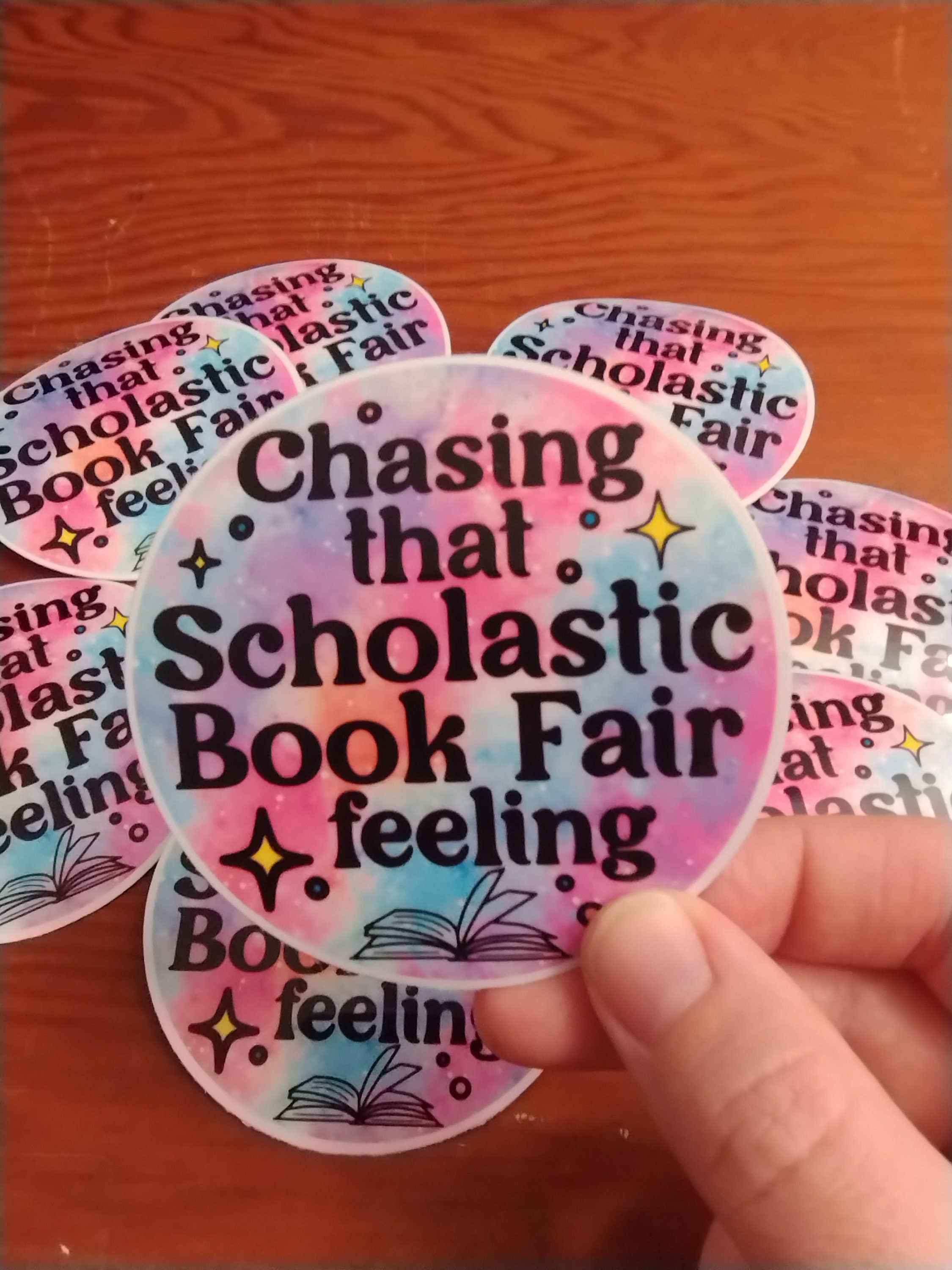 The Crafty Bookworm3 - Wholesale Sticker - Scholastic Book Fair Nostalgic Glossy Vinyl Sticker1