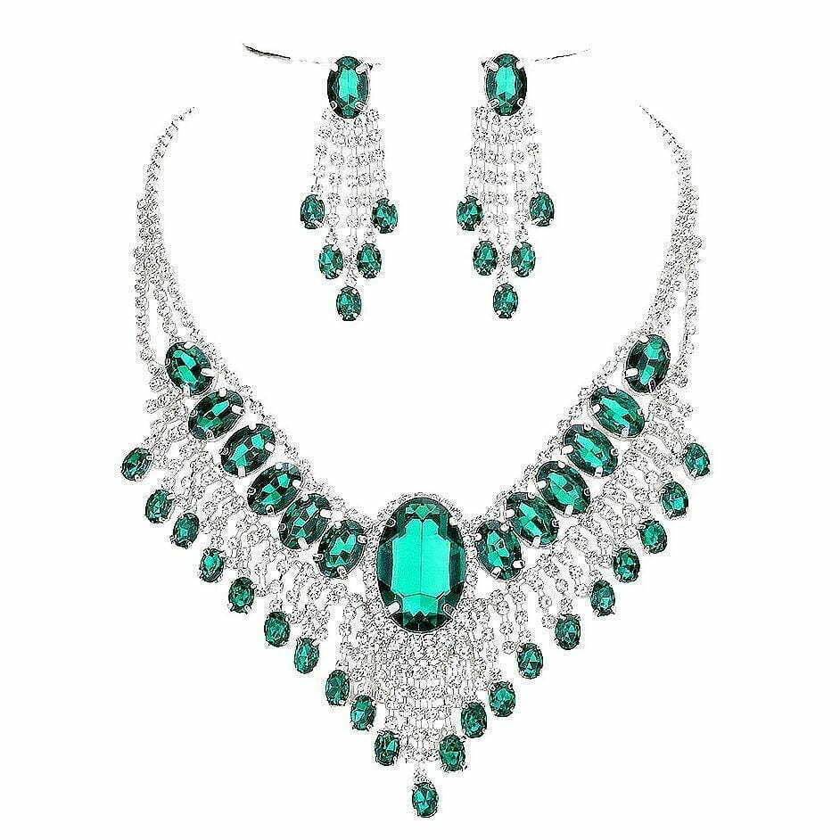 Diacly - Wholesale Jewelry Set - Bohemian Gatsby Theme Statement Necklace Set12