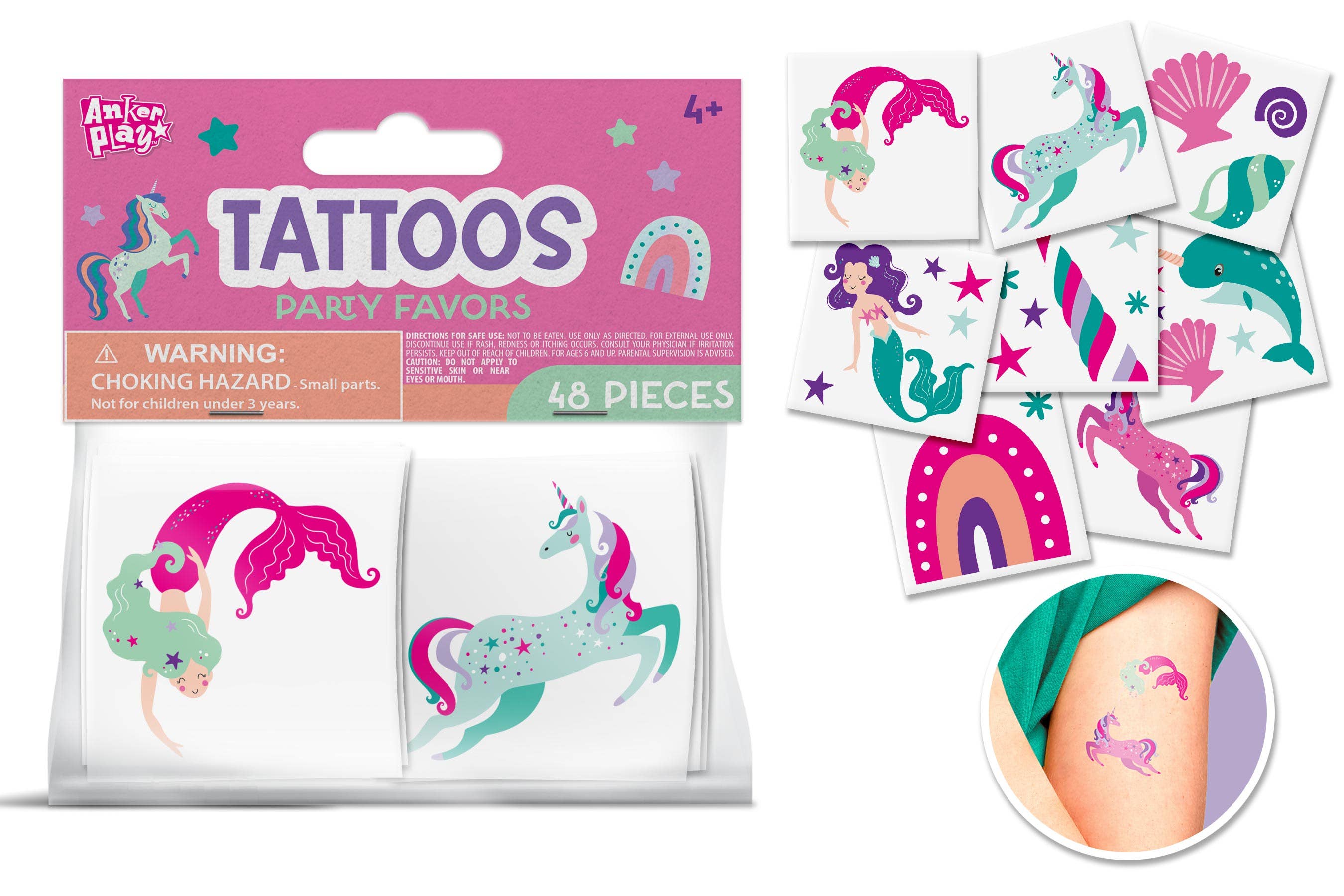 Anker Play Products - Wholesale Temporary Tattoo - Kids - Mystical Tattoos0