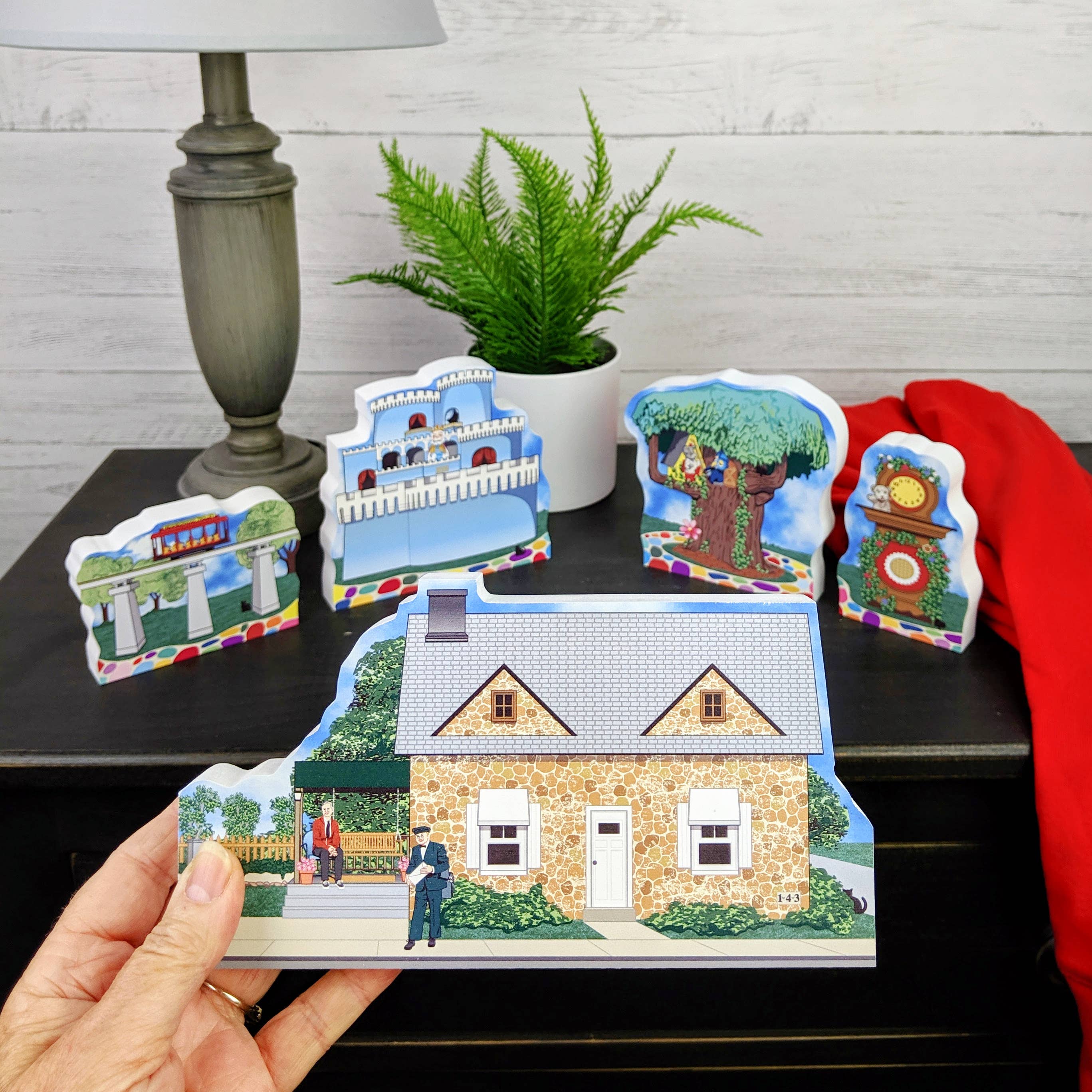 Cats Meow Village - Wholesale Decorative Tabletop Object - Cats Meow Village, Mister Rogers' Neighborhood (5-piece set)0