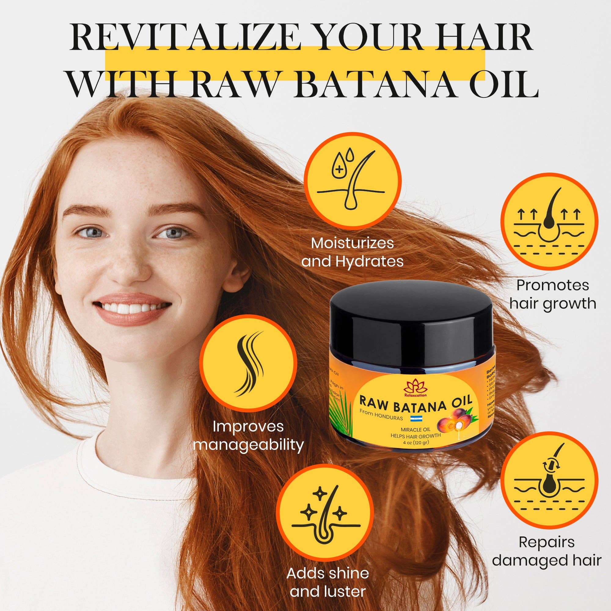Relaxcation - Wholesale Hair Oil - Raw Organic Batana Oil for Hair Growth and Loss Prevention3