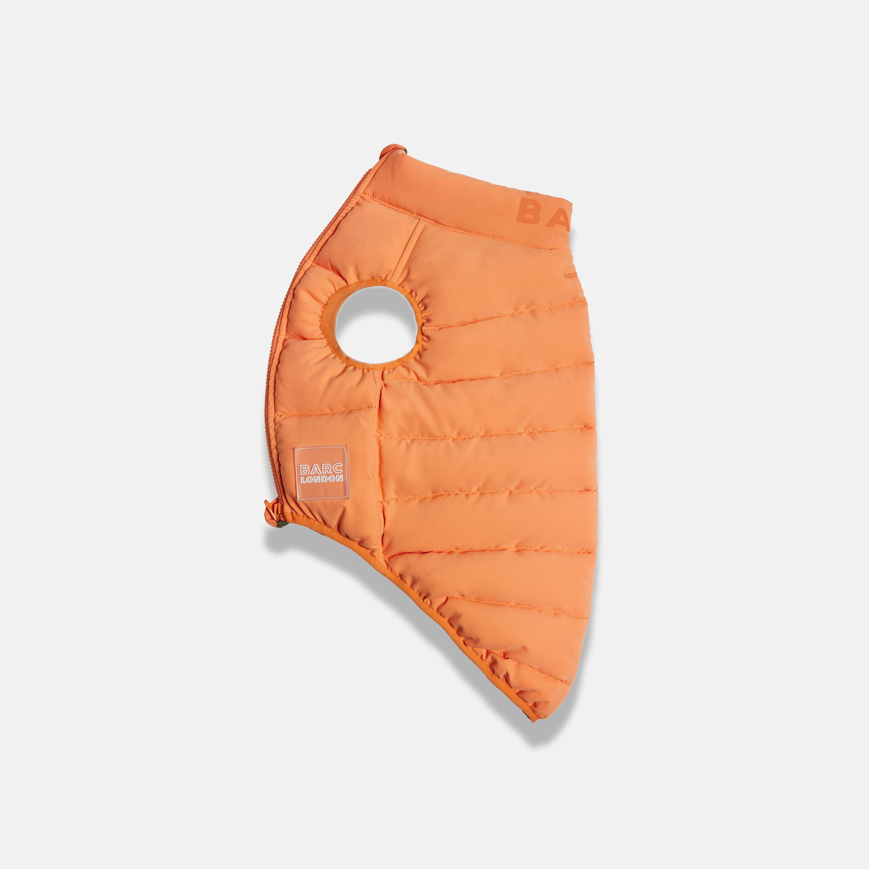 Barc London - Wholesale Pet jacket – Dog - Coral & Khaki Dog Puffer Jacket| Warm Dog Coat | Reversible