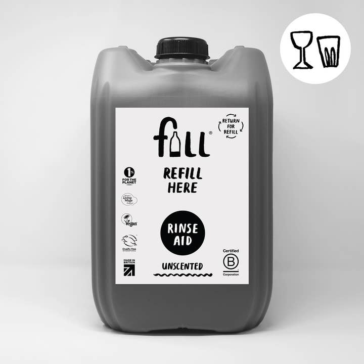 Rinse Aid 20L Refill & Returnable for wholesale by FILL REFILL CO