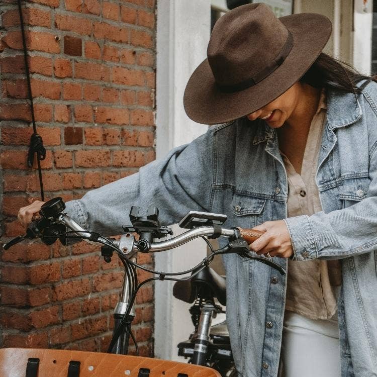 Sandoval Hats - Wholesale Fedora - Women's - Tlaquepaque · Brown fedora wide brim9