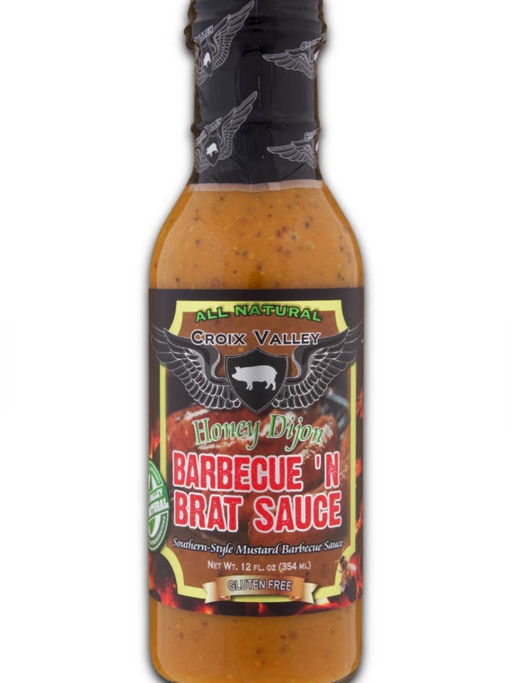 Croix Valley Honey Dijon Barbecue 'n Brat Sauce for wholesale by Croix Valley Foods