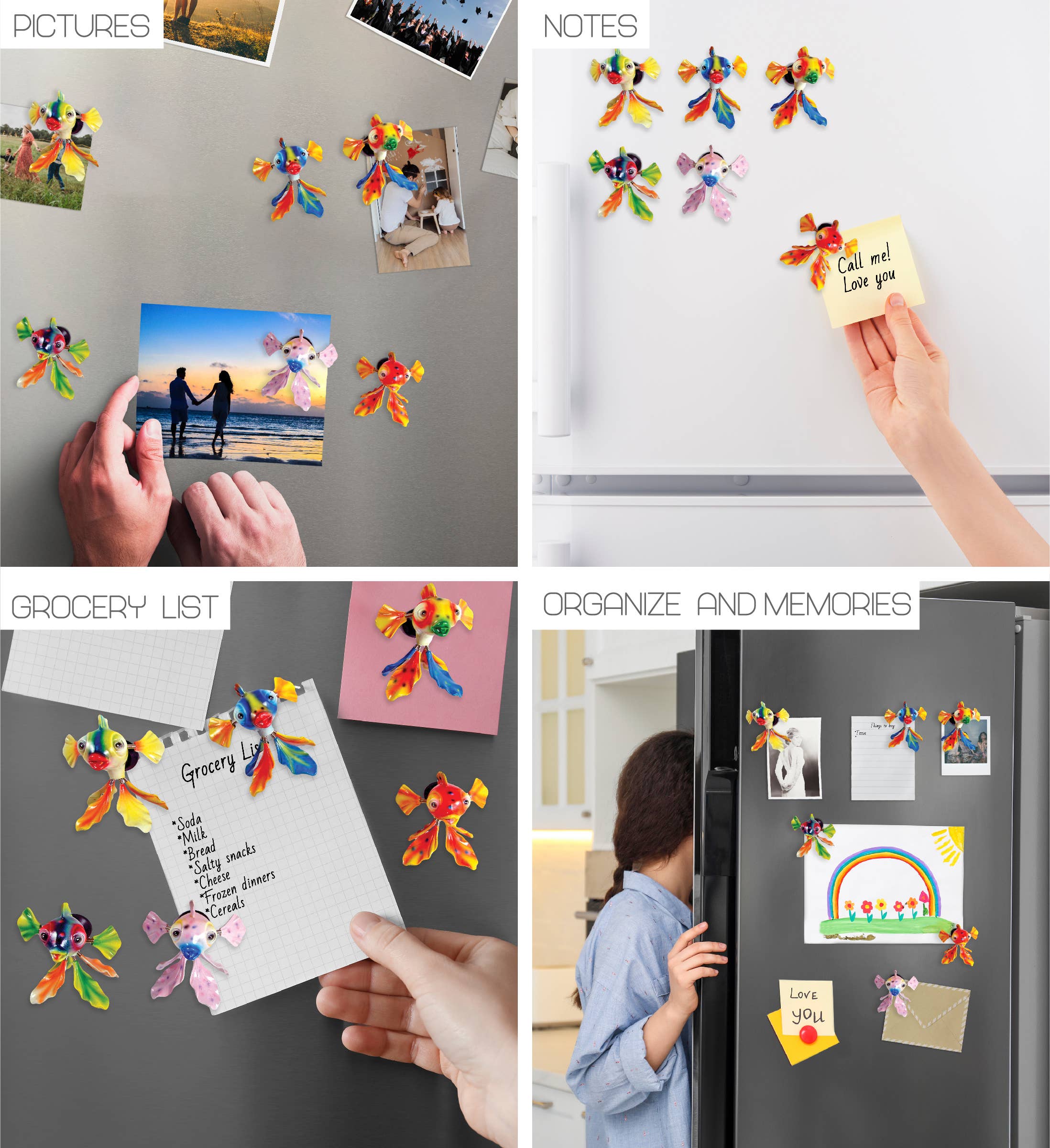 Cota Global - Wholesale Magnet - Bobble Magnet - Exotic Fish2